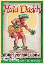 Logo de Hula Daddy Kona Coffee
