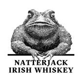 Logo de Natterjack Irish Whiskey